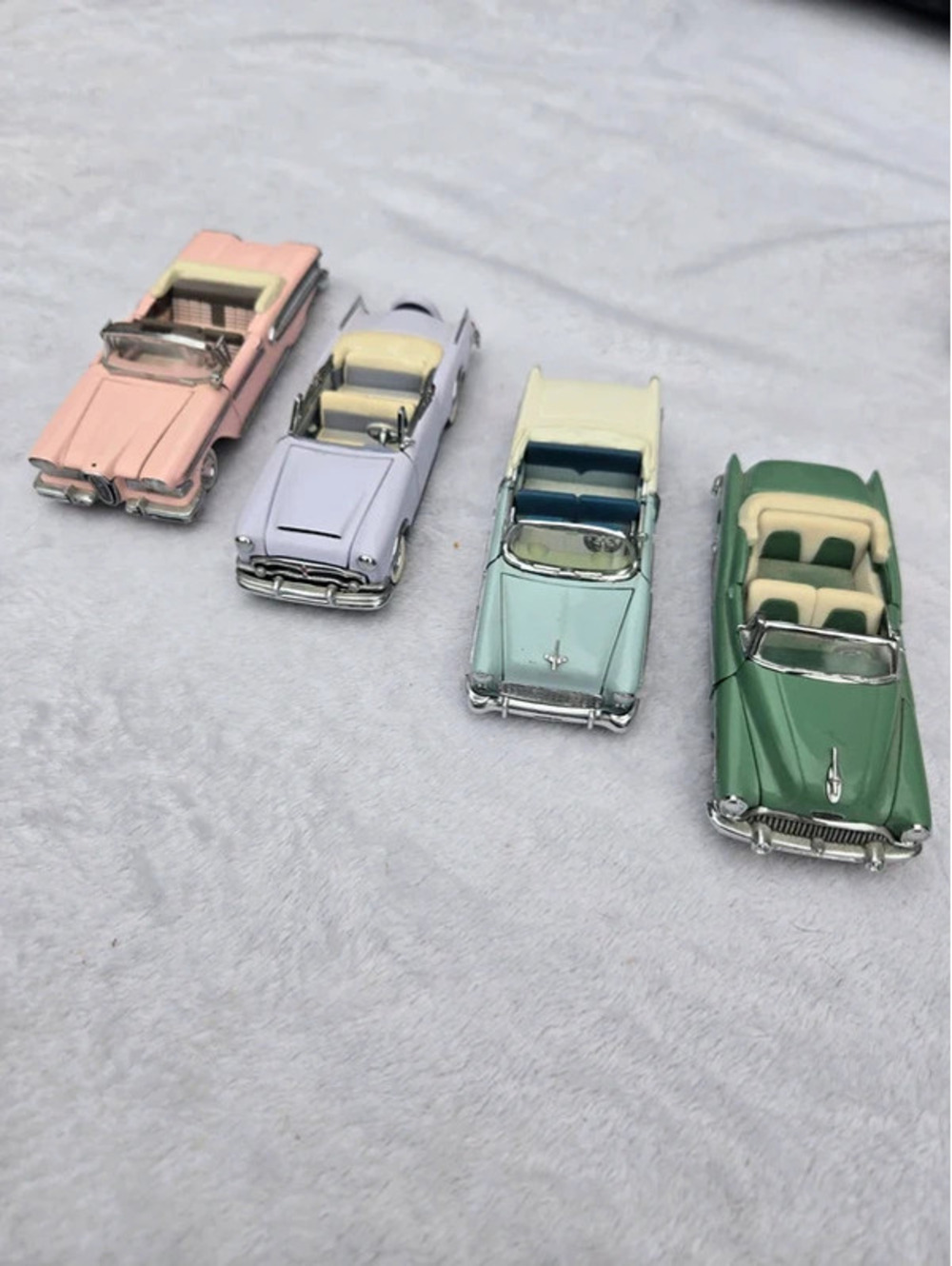 Vintage Franklin Mint Precision Models Convertible Die-Cast Cars – Lot of 4